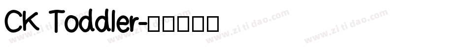 CK Toddler字体转换
